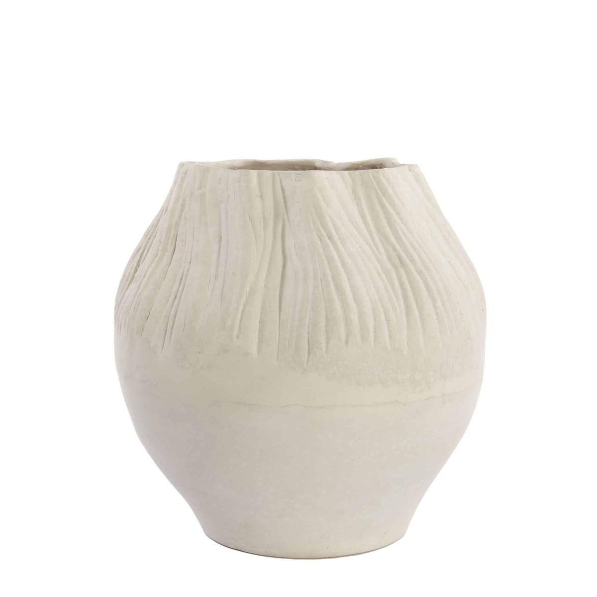 Light & Living bloempot Acda - wit - Ø39.5cm