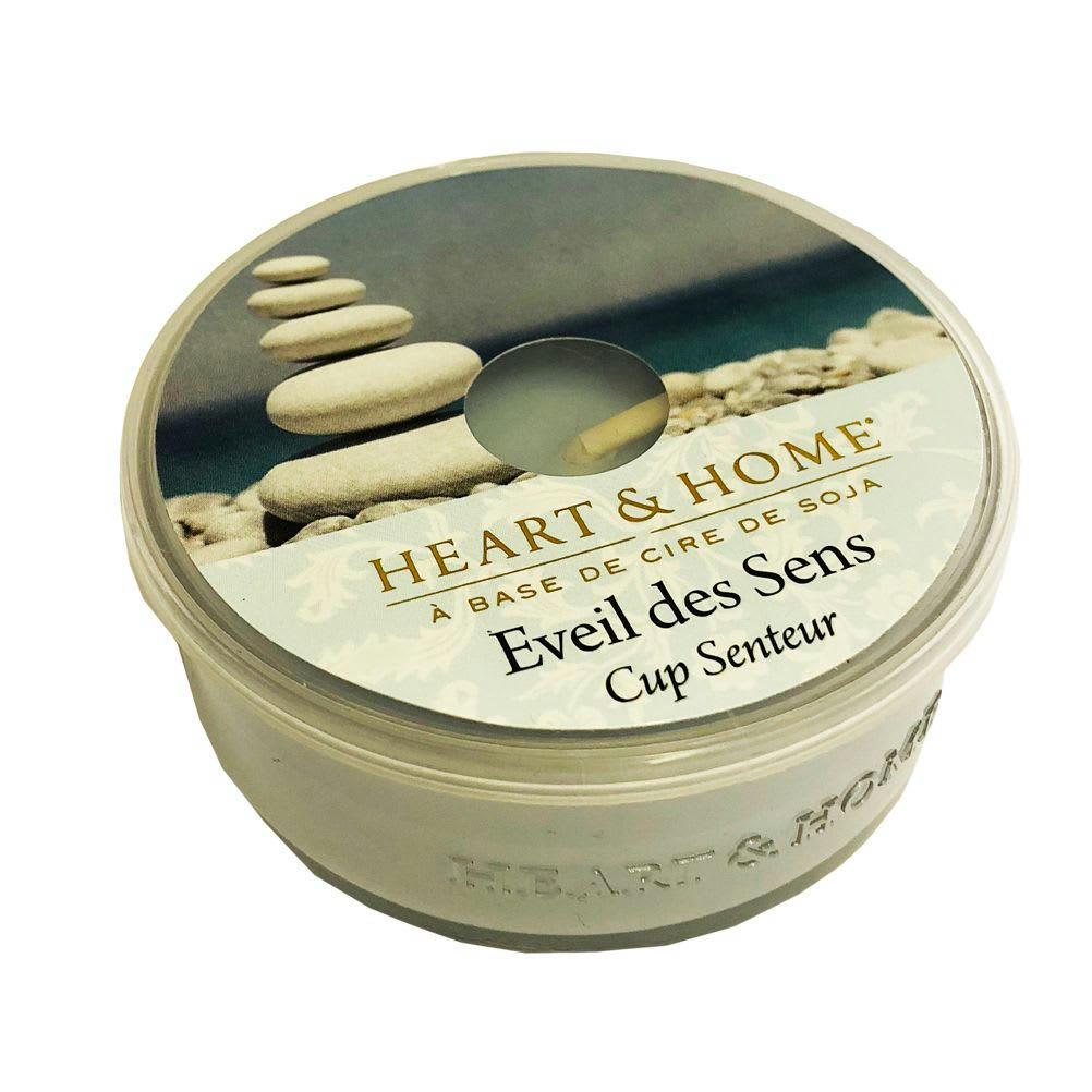 - Bougie cup heart and home éveil des sens