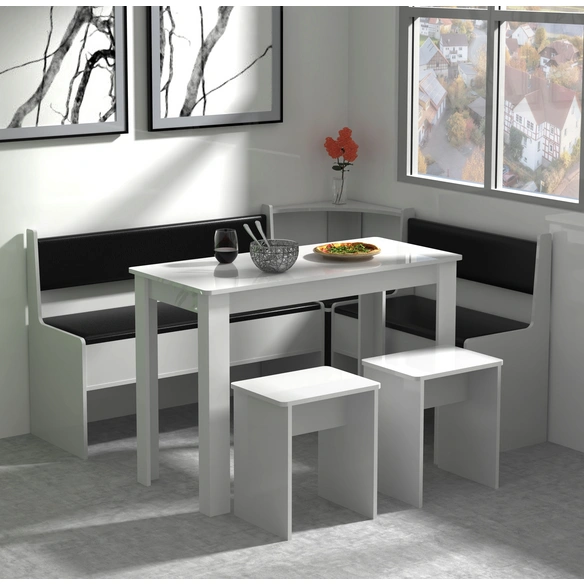 Eckbank, BxHxT: 153 x 80 x 153 cm