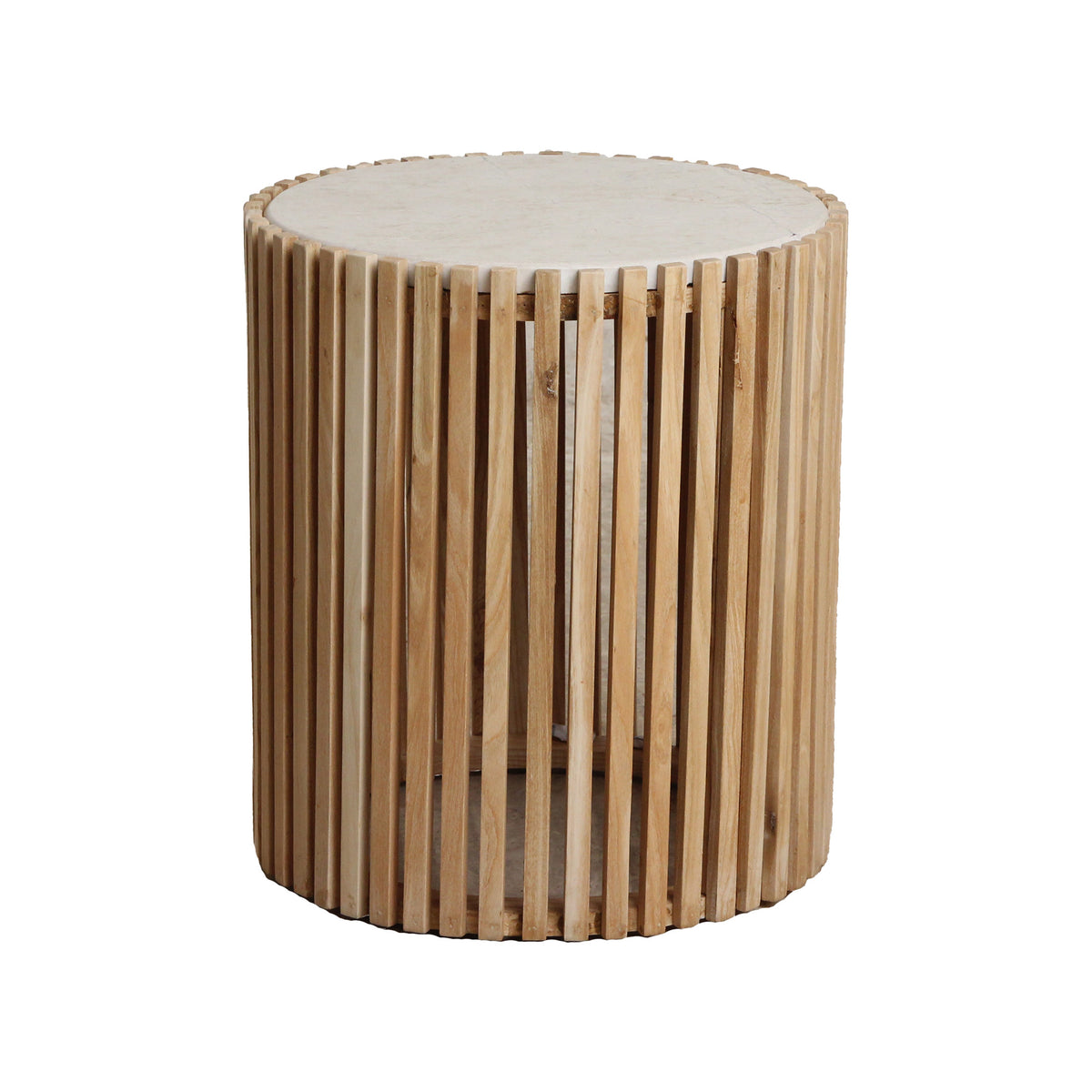 Raw materials bijzettafel Infinity rond - marmer - 40x40x45 cm