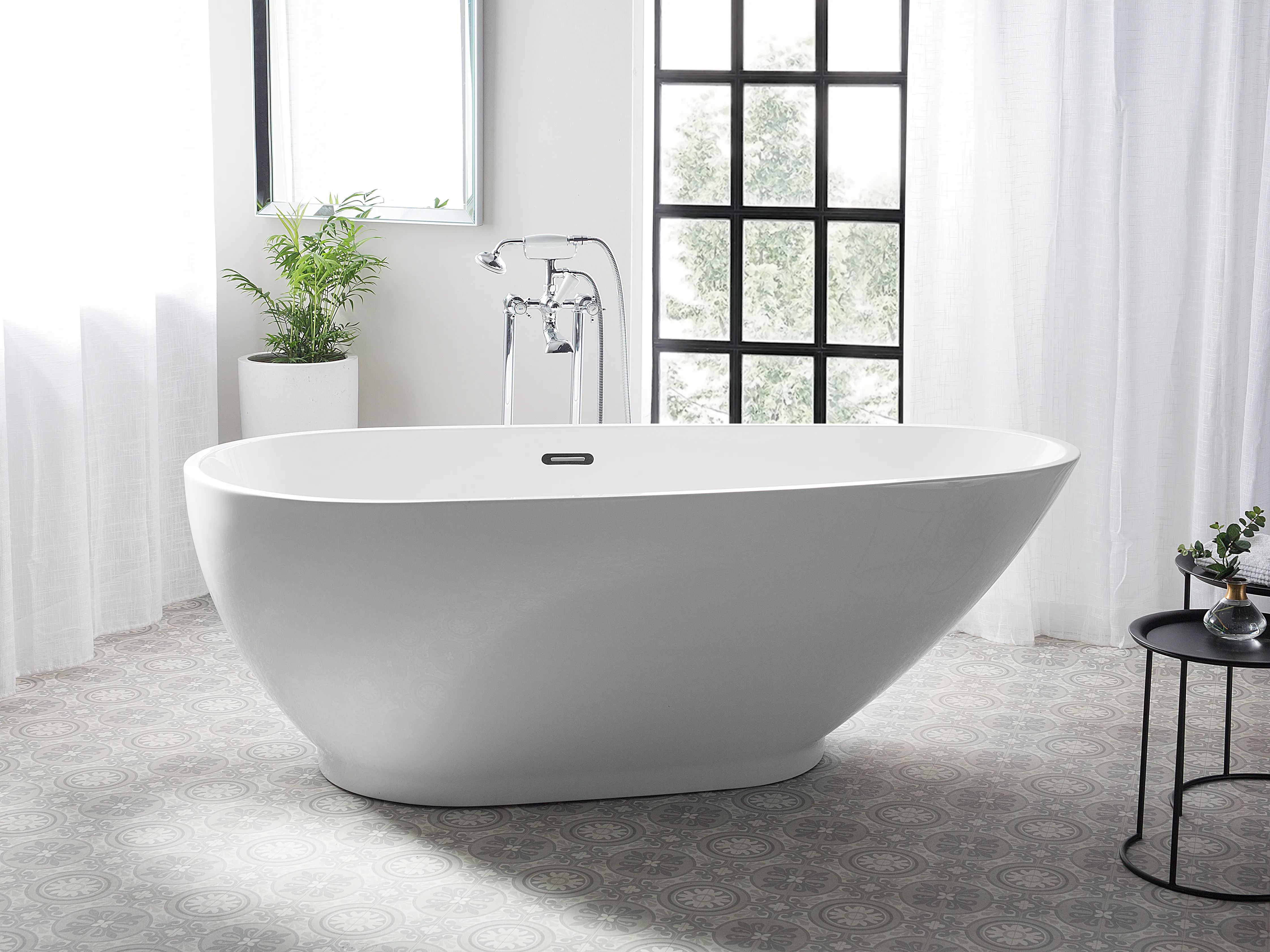 Freestanding Bathtub GUIANA 1730 x 820 mm White