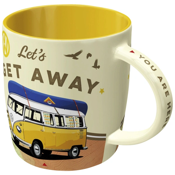 Tasse, Keramik, mehrfarbig