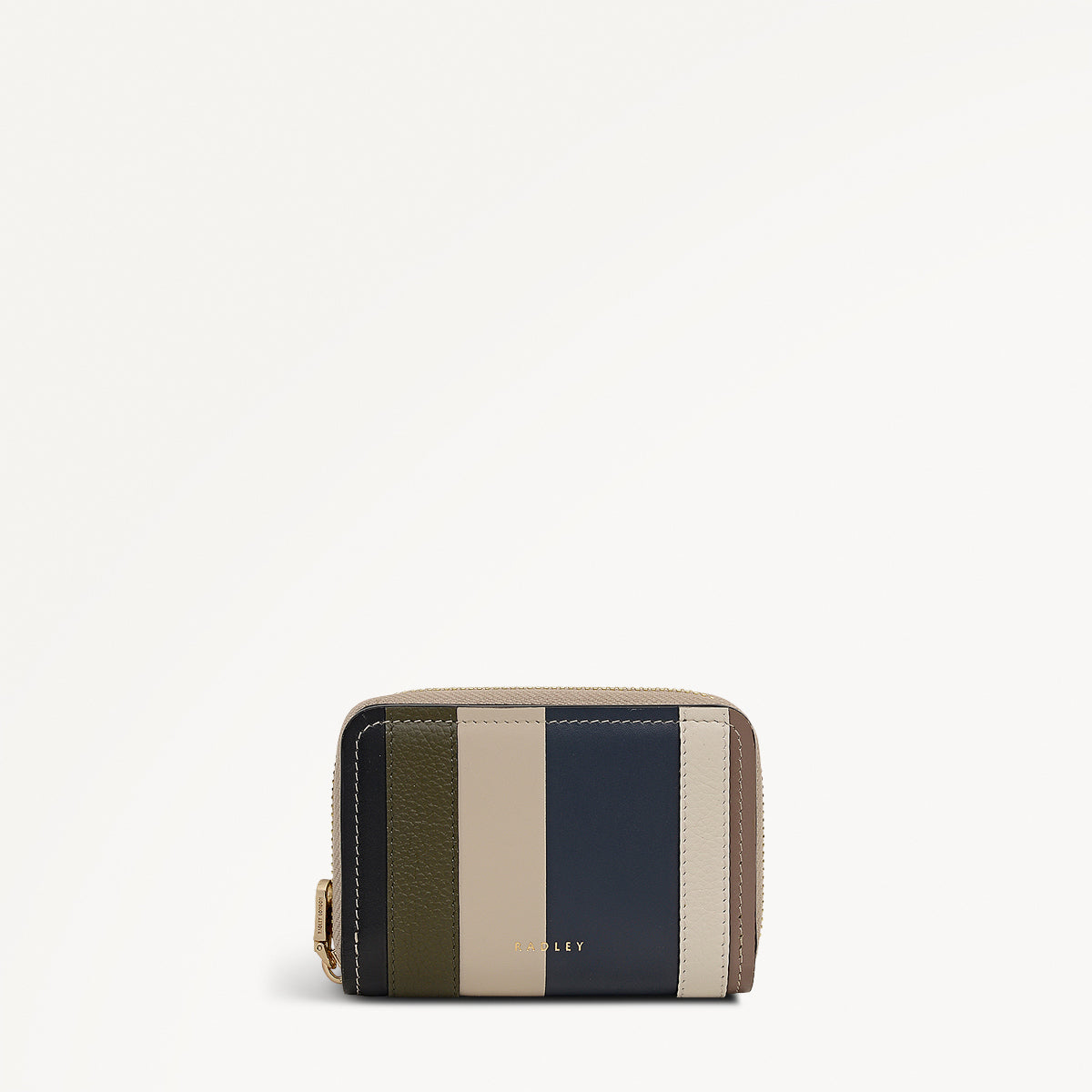 Stripe Lane Small Zip Around Purse - OSE144120