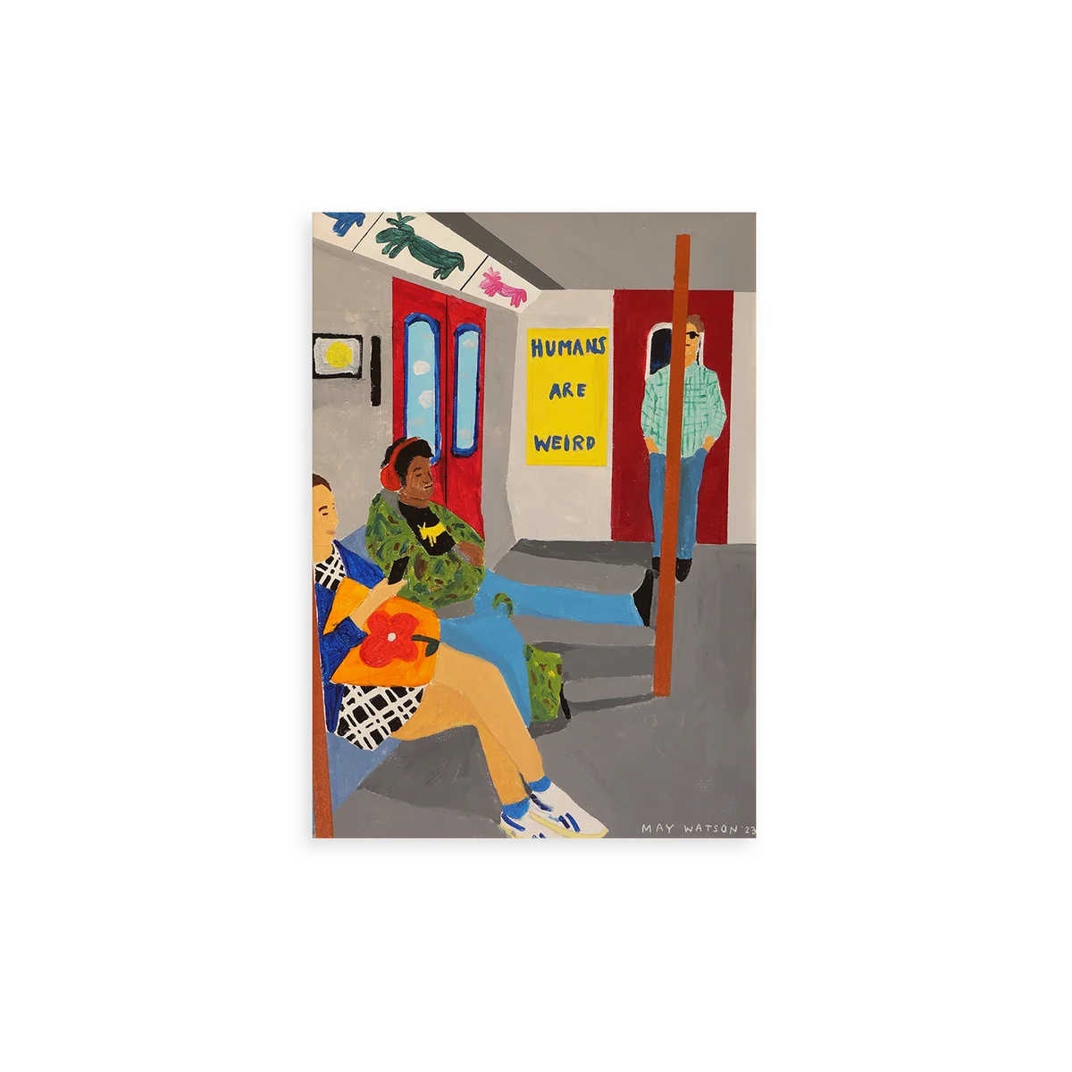 Paper Collective - Humans Are Weird Poster