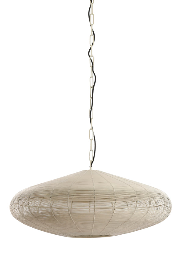 Light & Living hanglamp BAHOTO - wit - Ø60x23cm