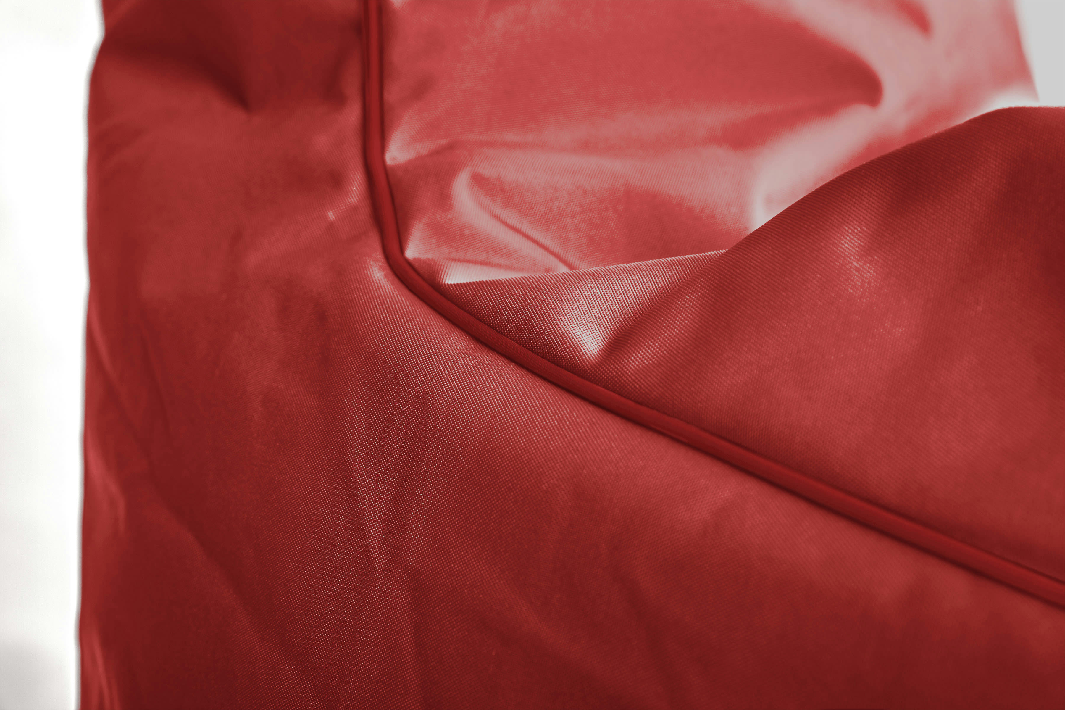 SWING SCUBA - Pouf d'extérieur rouge avec dossier 95x65x90 cm