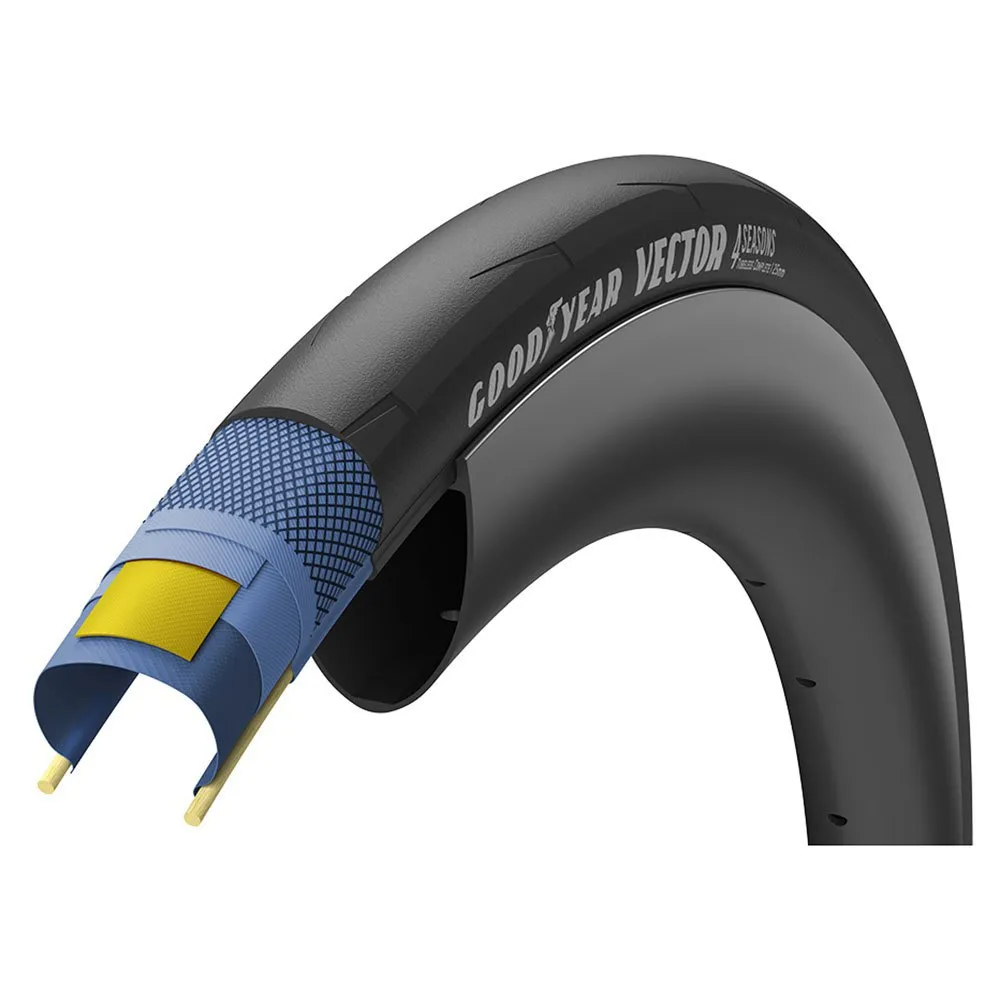 Goodyear Vector 4Seasons 60 TPI TLC Tubeless 700C x 30 road tyre