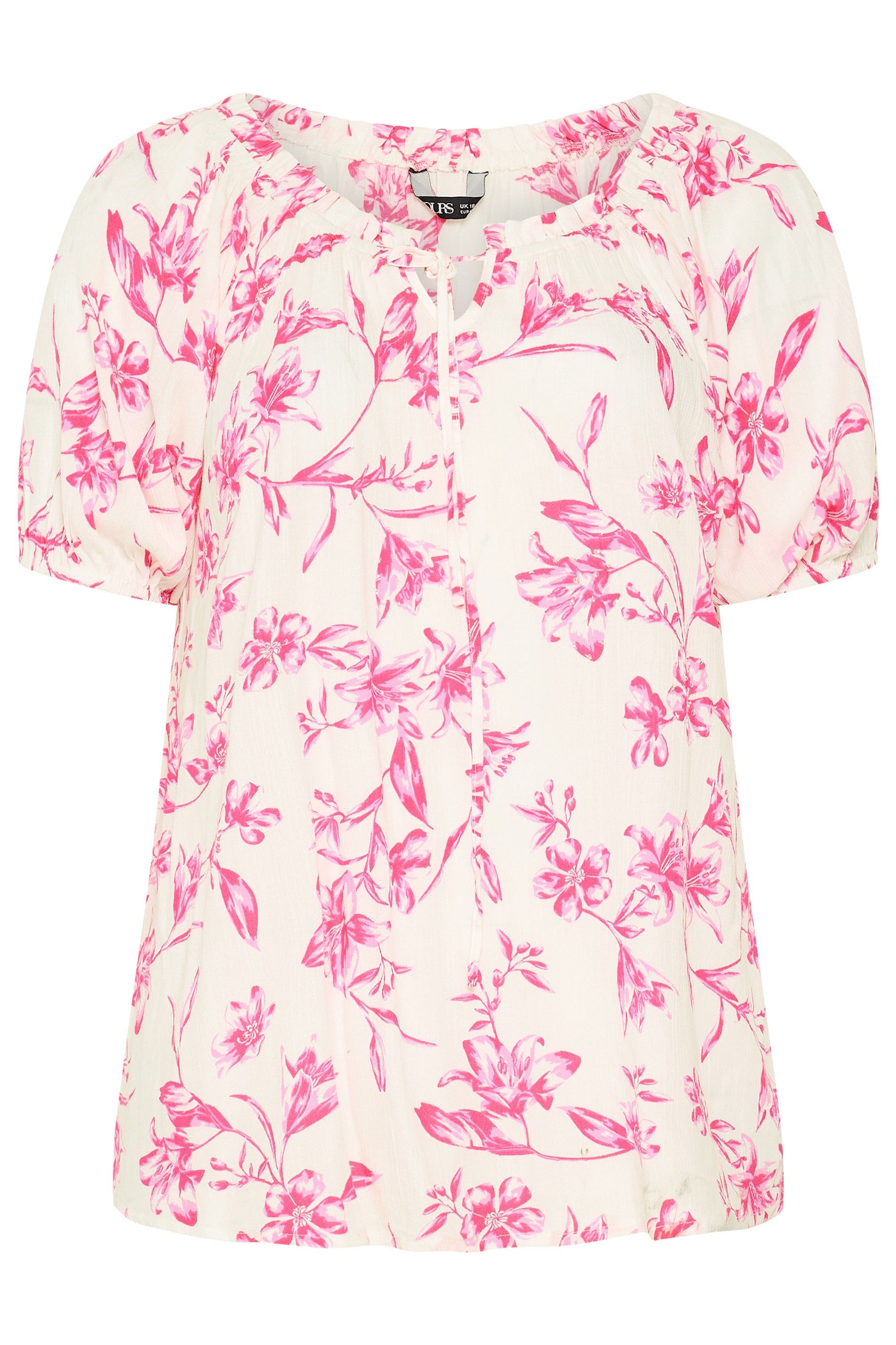 Yours Floral Bardot Top