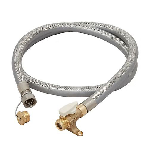 Ensemble ROBIFLEX pour Gaz Naturel 1/2'' (ROAI  flexible   bouchon) 1m50 - BANIDES - 239105