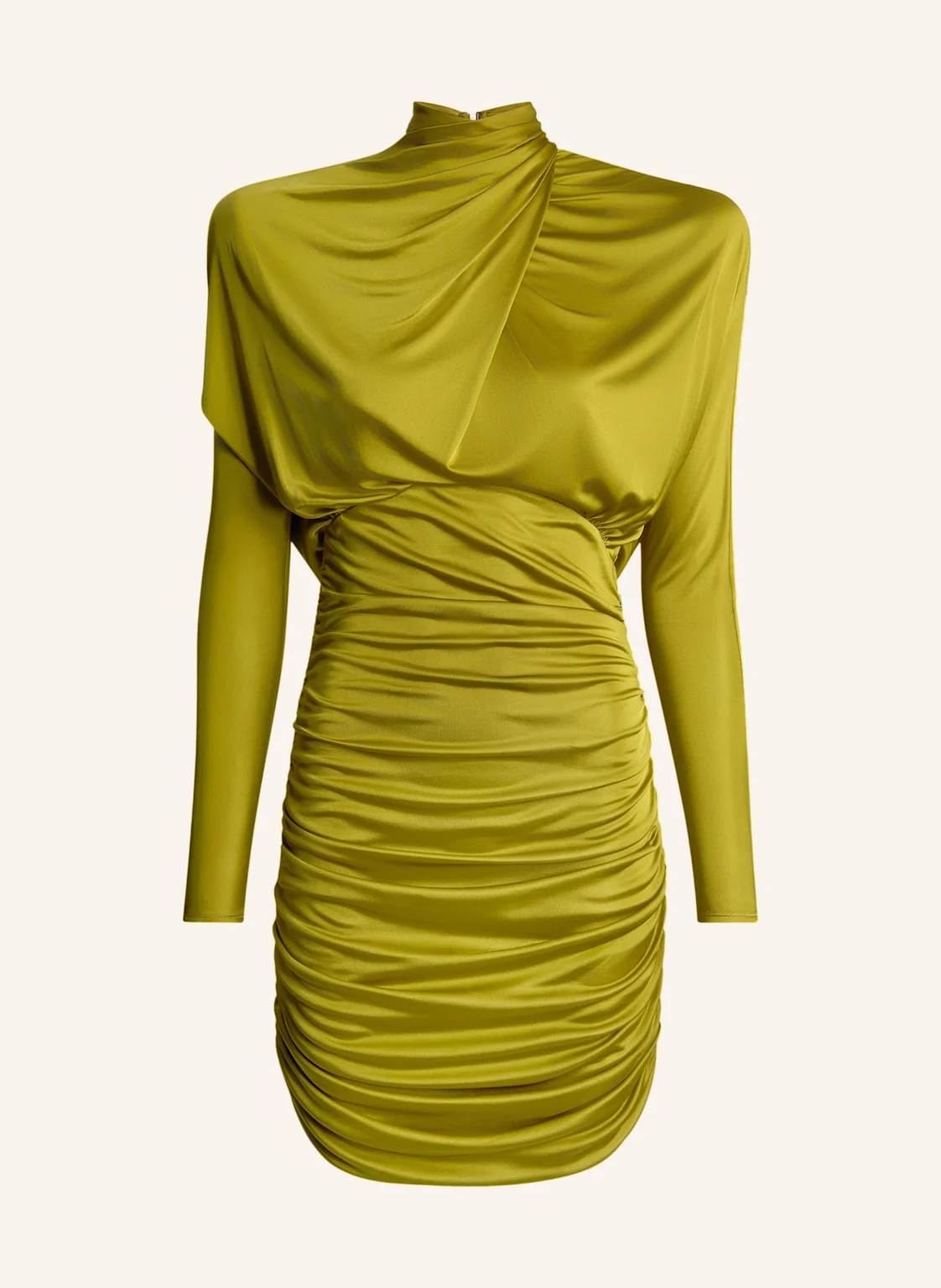 BALMAIN Drapiertes Kleid aus fließendem Jersey
