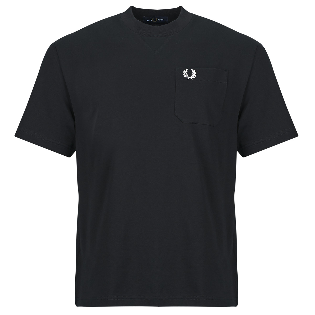 Fred Perry - POCKET DETAIL T-SHIRT - Black