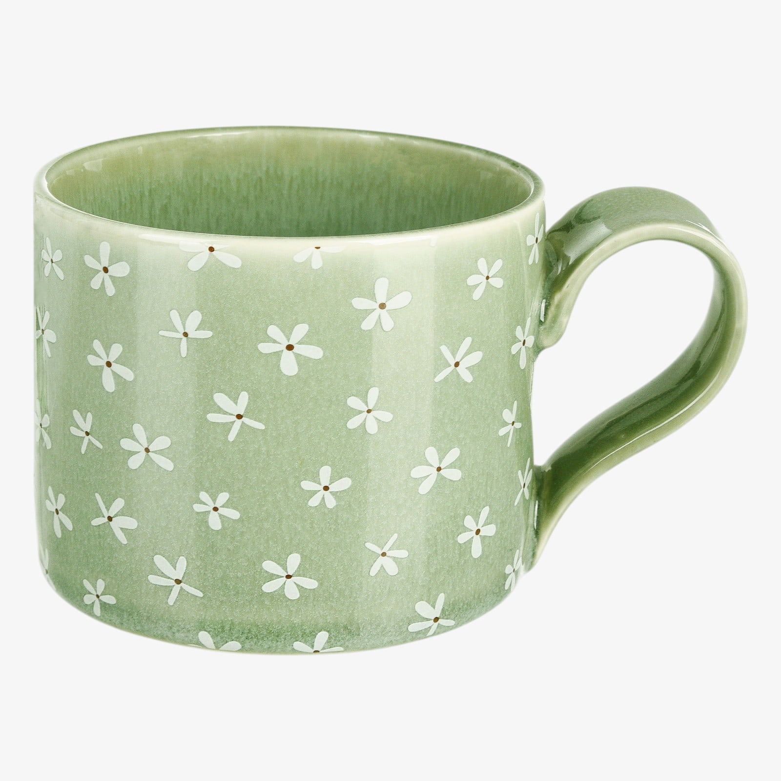 Tasse Grün,B 130 x H 75 x T 95 mm