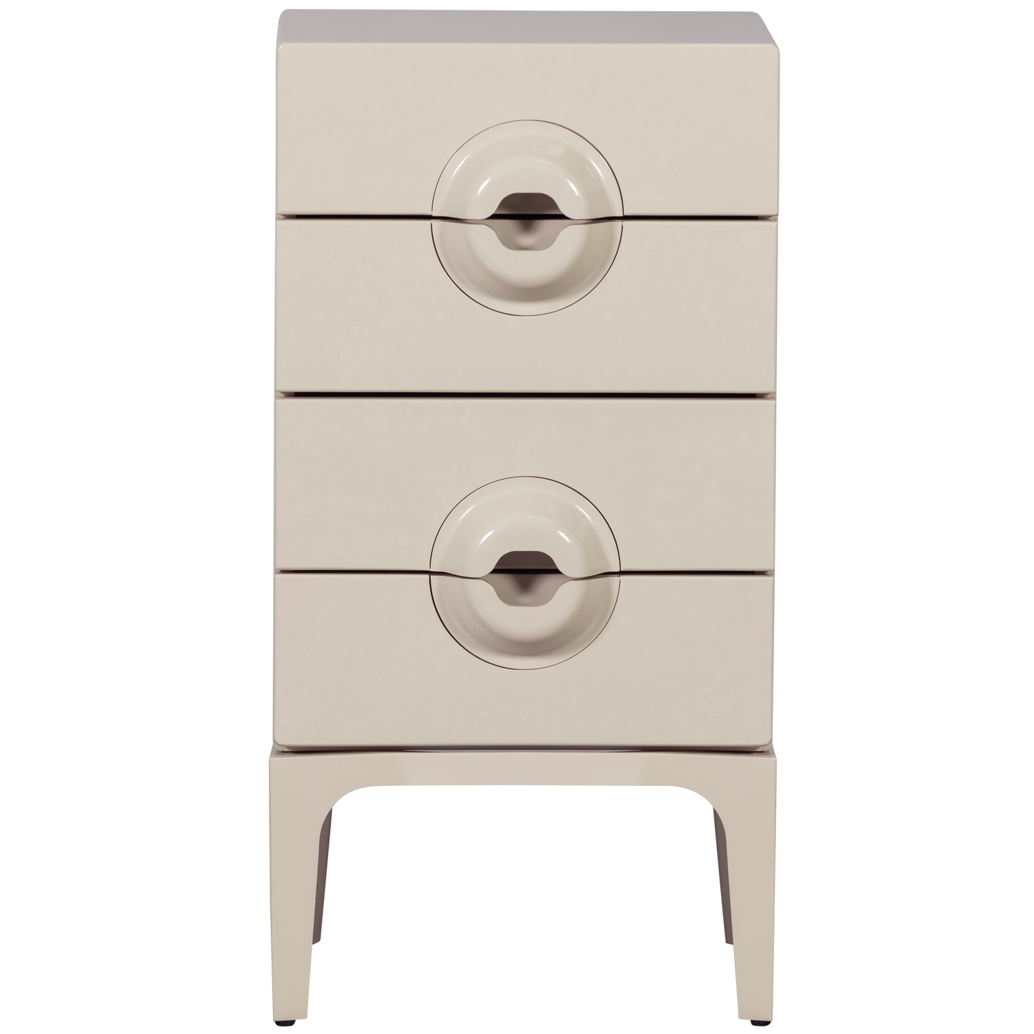 WOOOD ladekast 4 lades Merge - Hout - Greige - 89x44x45 cm