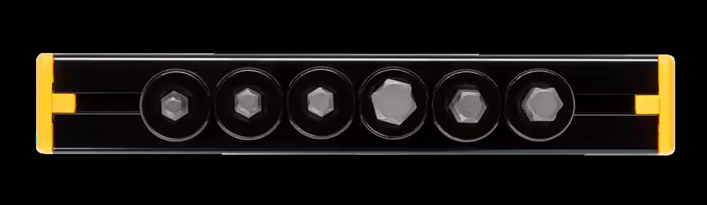 Stanley Professional Grade Black Chrome Hex Bit Socket Set, Metric, 6-pc