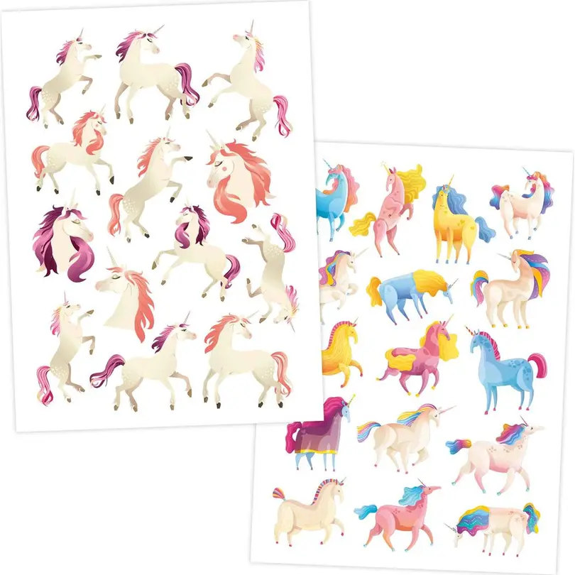 Sticker 6er-Set Pferde