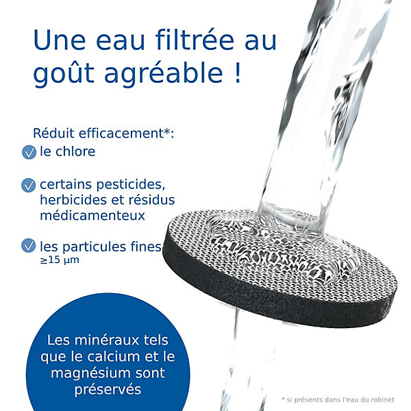 Filtre à charbon Brita Fill &Serve vendu par 3 pièces