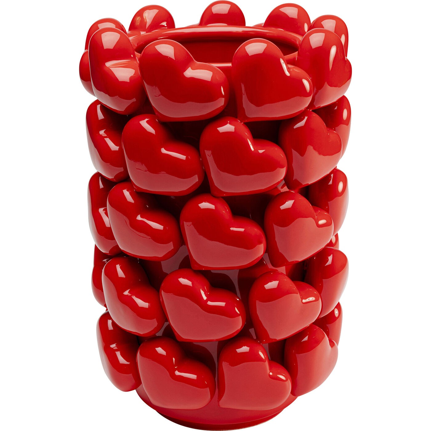 Kare Design Vaas rood harts