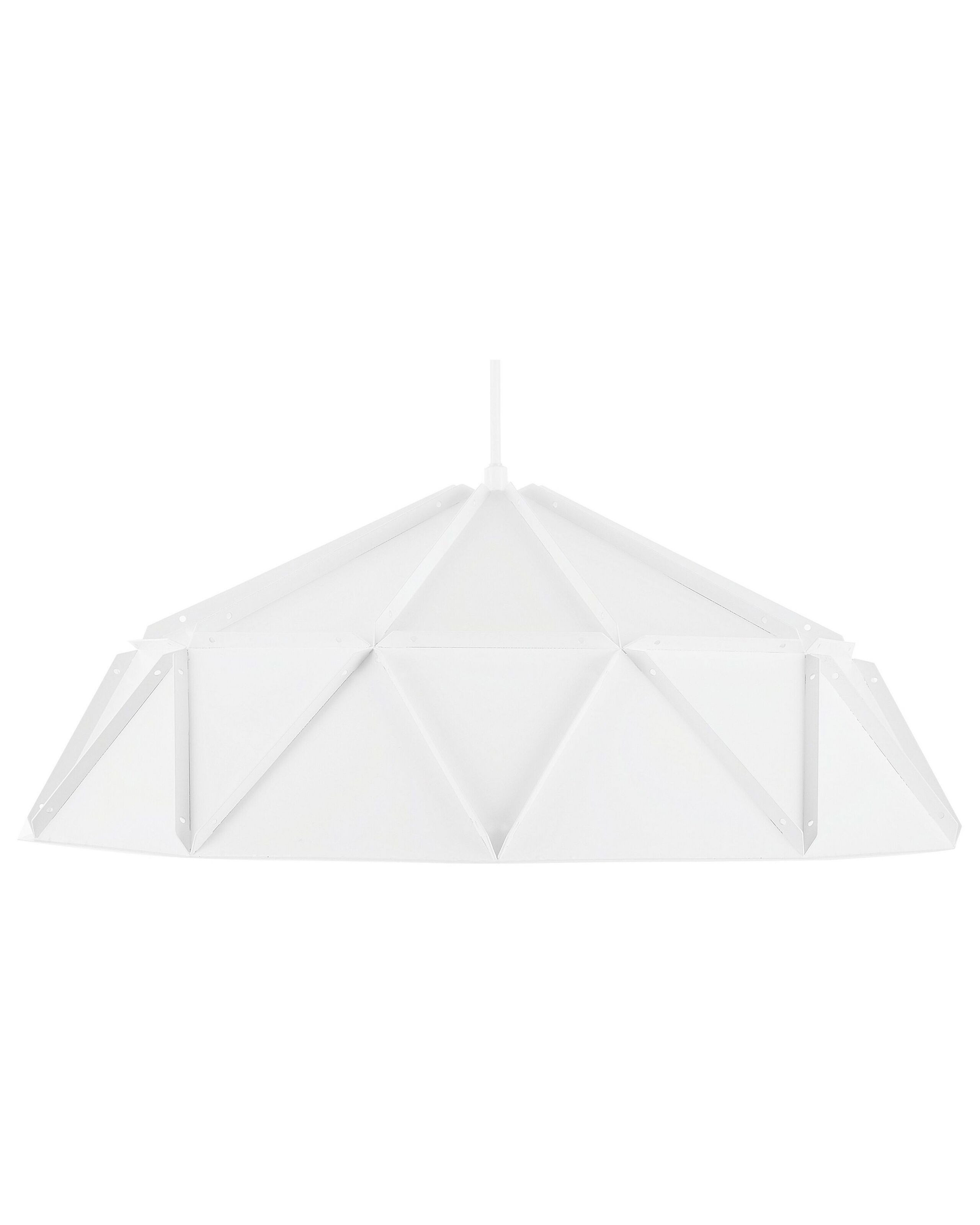 Lampa wisząca geometryczna trójkąty biała