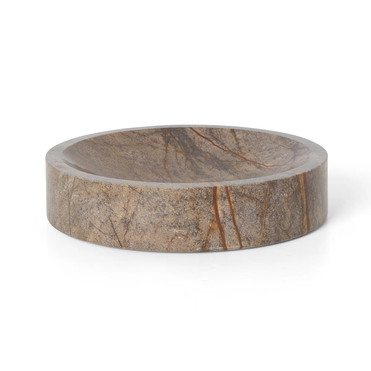 Ferm Living - Scape Schale, Marmor braun