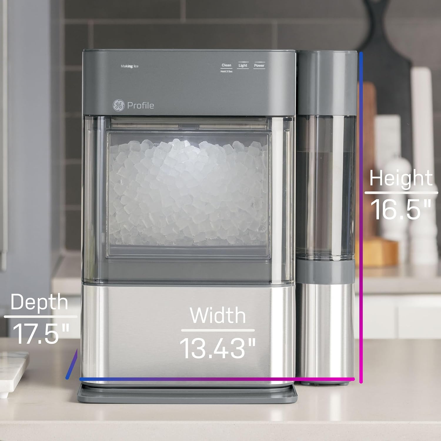 GE Profile Opal 2.0 with 0.75 Gallon Tank, Chewable Crunchable Countertop Nugget Ice Maker