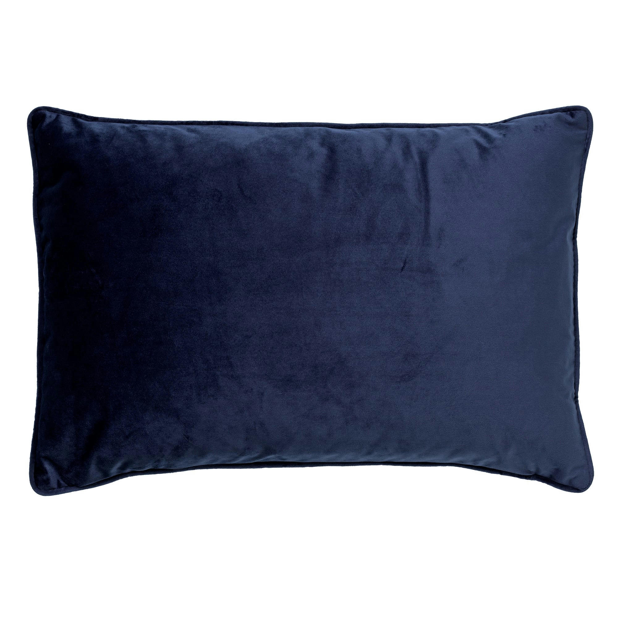 FINN - Coussin - bleu en velours 40x60 cm uni