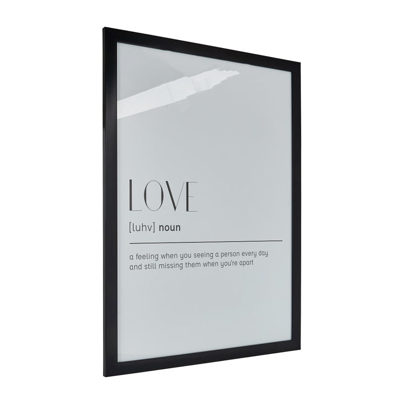 Fotolijst basic - zwart - 50x70 cm
