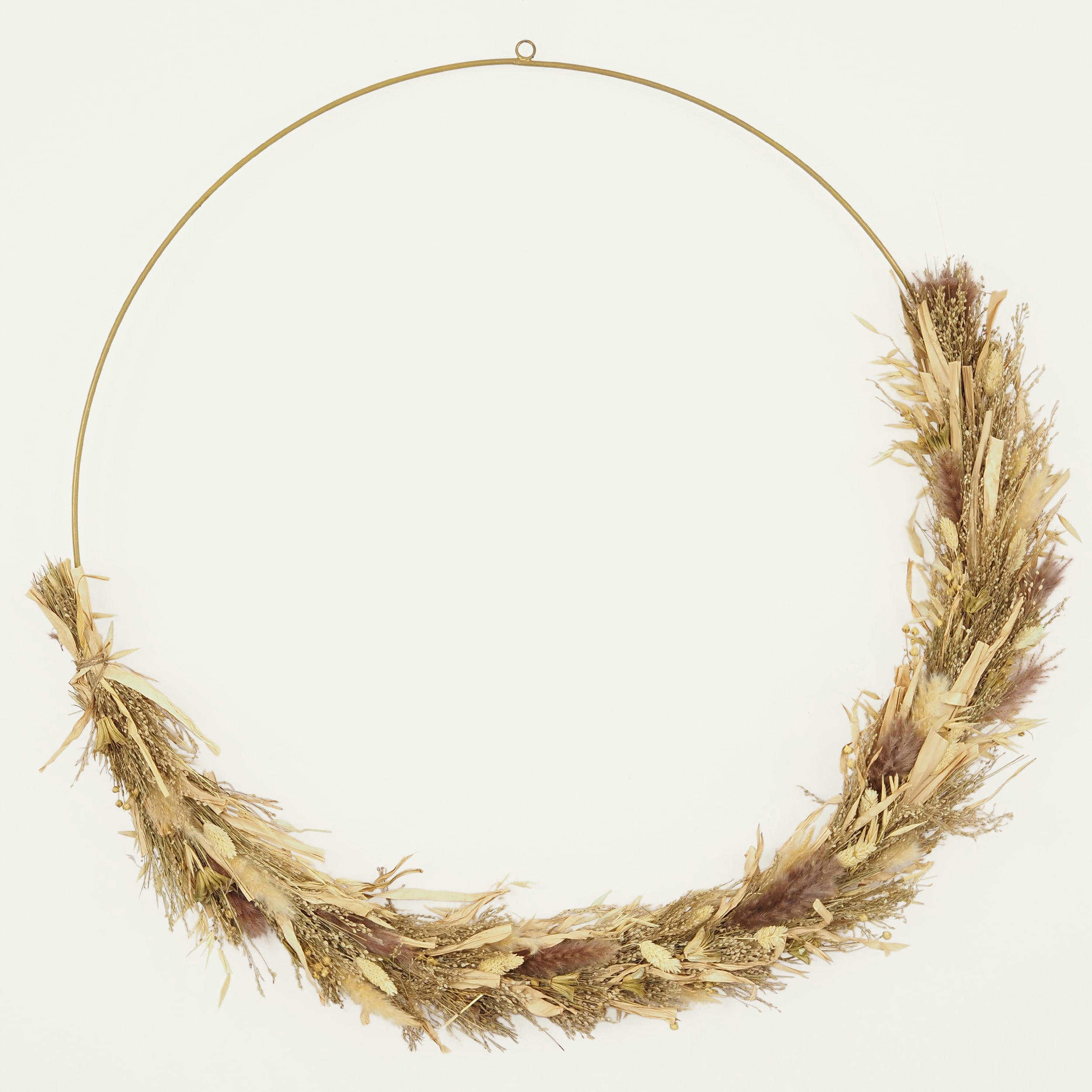 - Couronne fleurs séchées 80cm