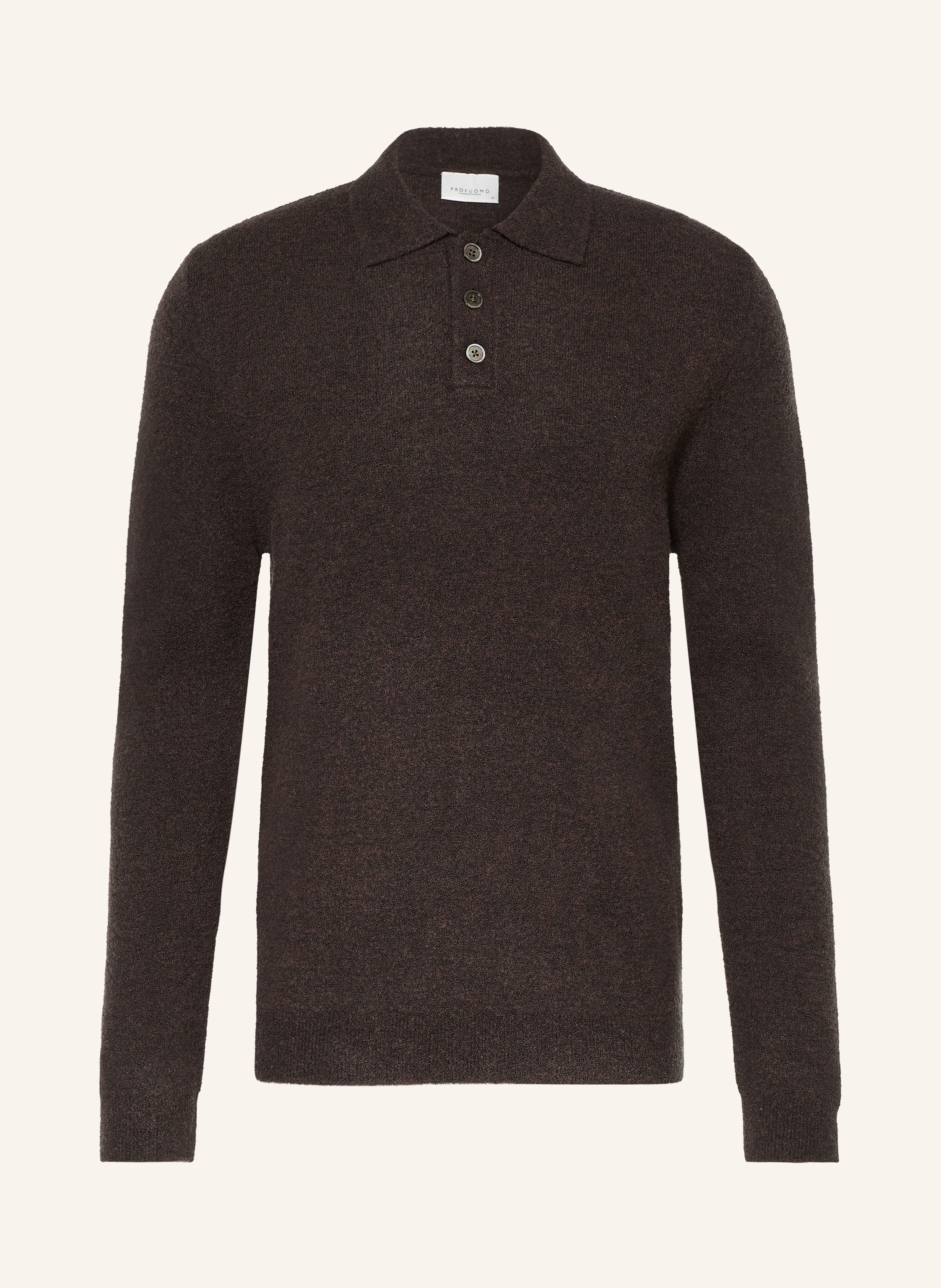 PROFUOMO Strick-Poloshirt