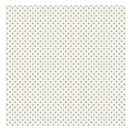Light Blue Tiny Dots Cotton Fabric?by the Metre