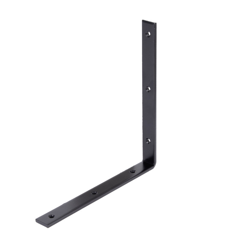 Equerre de poutre en acier noire 250 x 250 x 26 mm ALBERTS