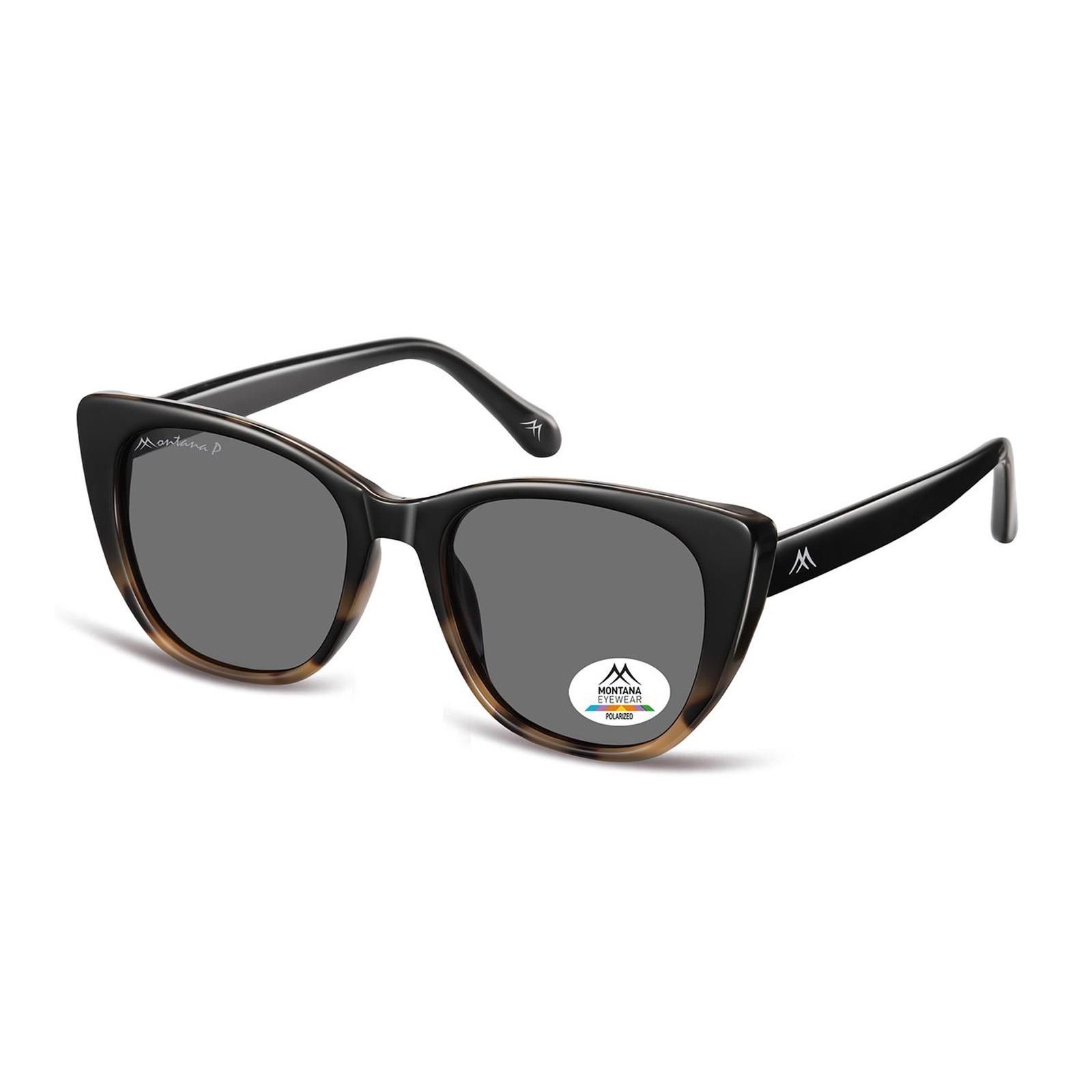 montana Cat Eye Tortoise Black Grey Polarized MP173