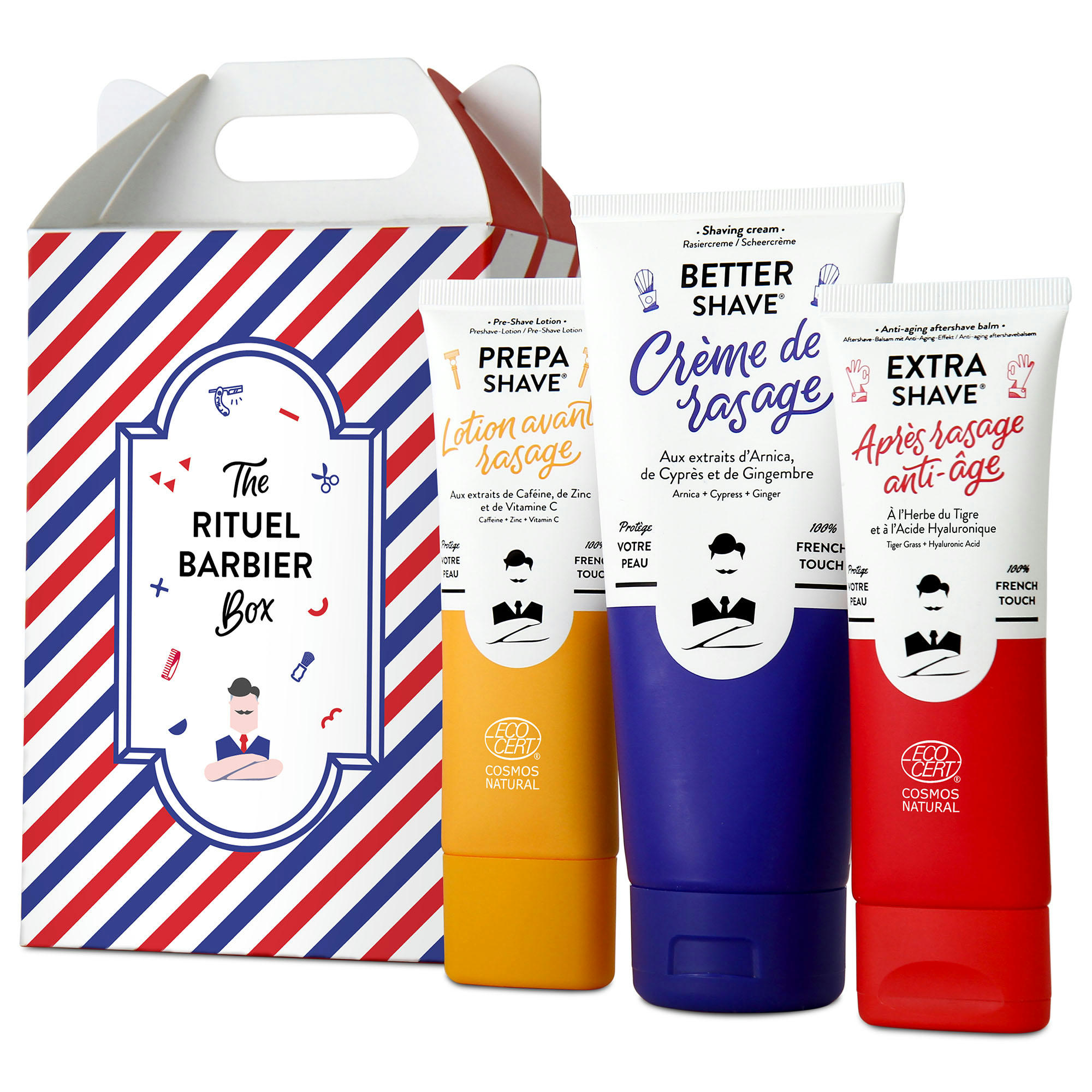 - THE RITUEL BARBIER BOX - Coffret de Rasage pour Hommes