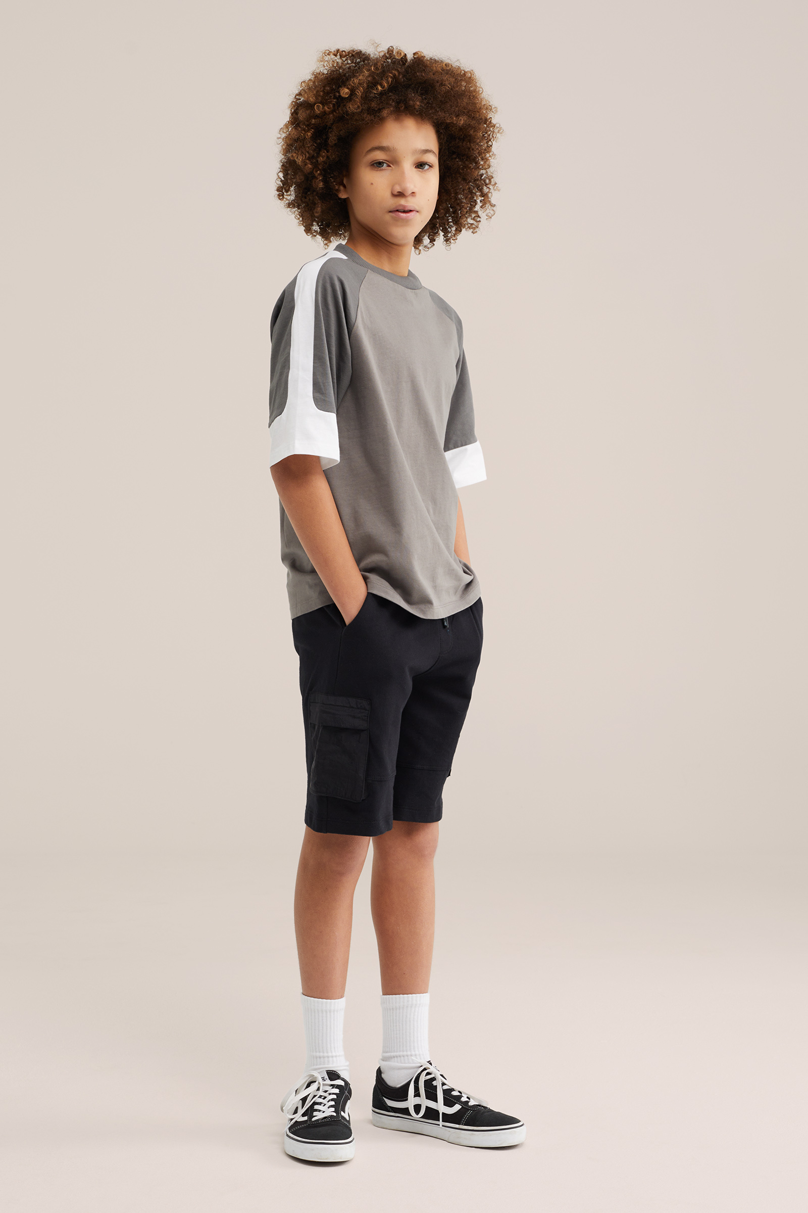 Jongens T-shirt met contrast