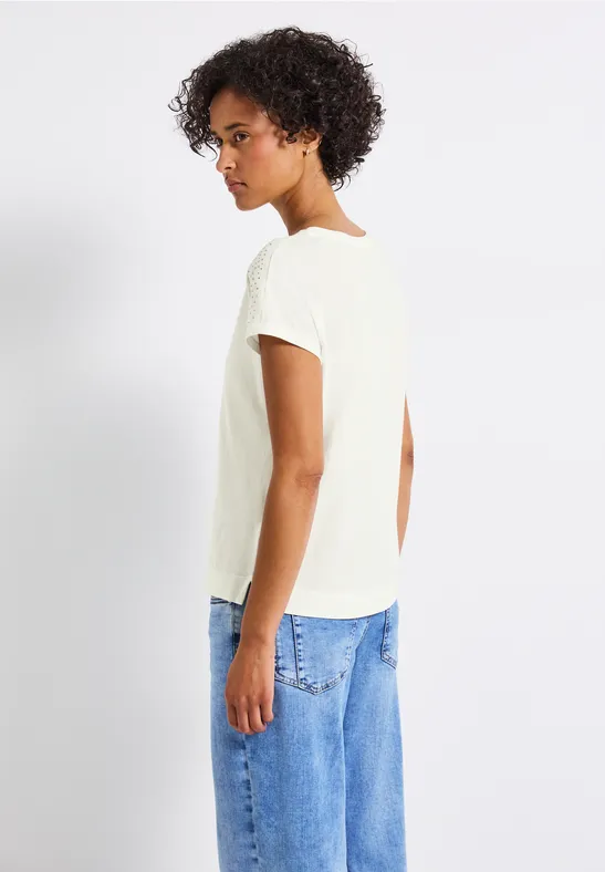 Shirt mit Schmucksteinen