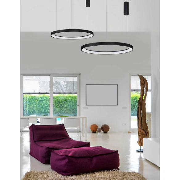 Pendelleuchte »Pertino «, LED, 61 W, Höhe: 150 cm, schwarz