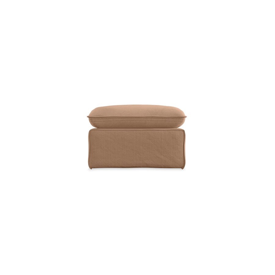 HKLIVING hocker Nomad – corduroy rib brown