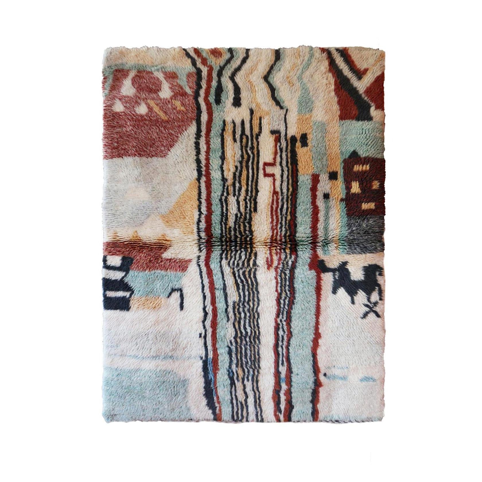AFK Living vloerkleed Berber - handgemaakt - Wol - 160 cm x 230 cm