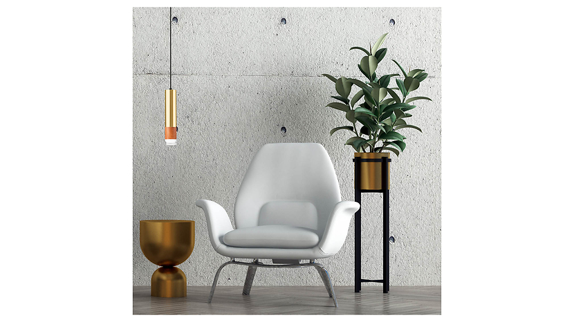 Lampa wisząca Aurelia metalowa złota