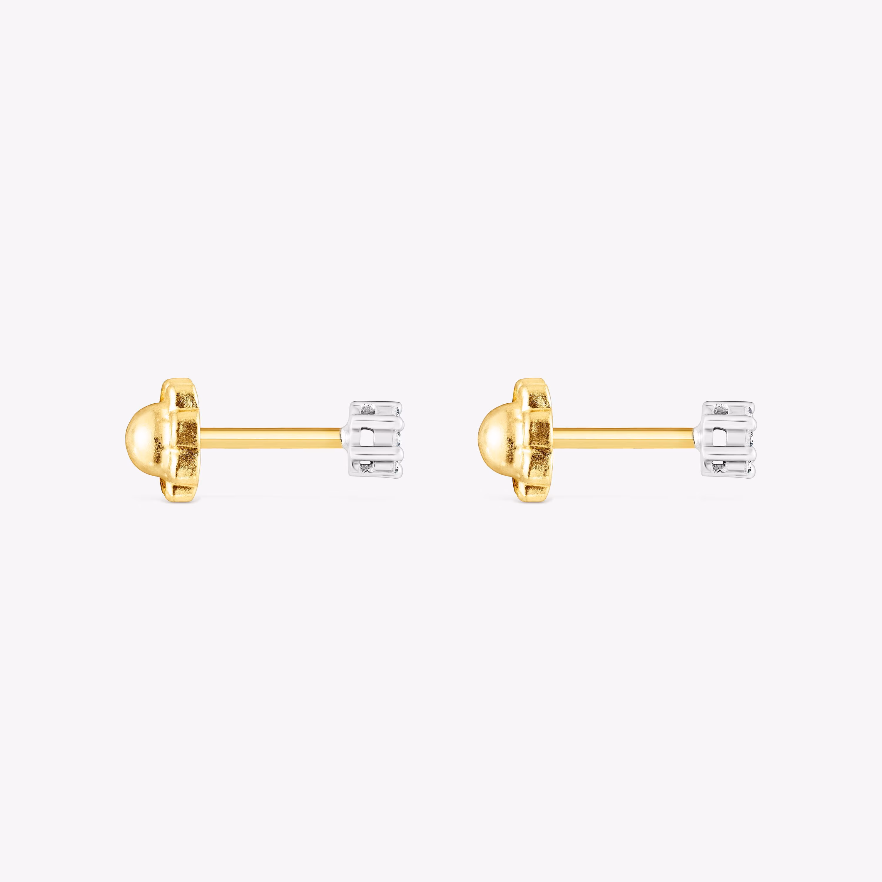 Pendientes de oro blanco y diamantes 0,08ct TOUS Diamonds