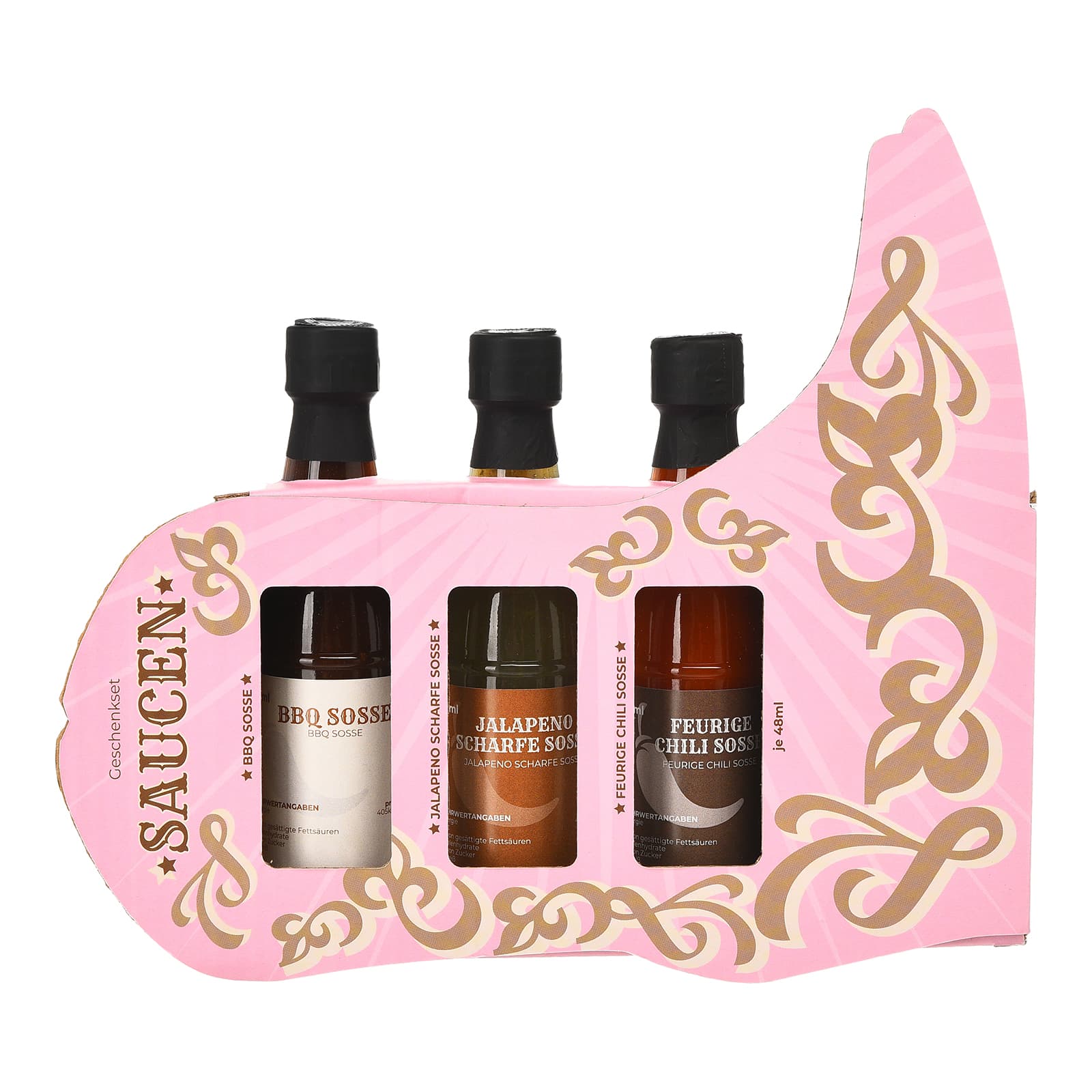 Geschenk-Set Saucen Rosa, 3 -tlg.