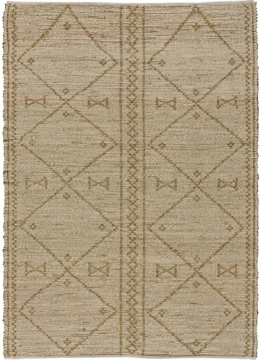 SEAGRASS - Tapis fabriqué à partir d'algues, en couleur naturel, 160X230 cm