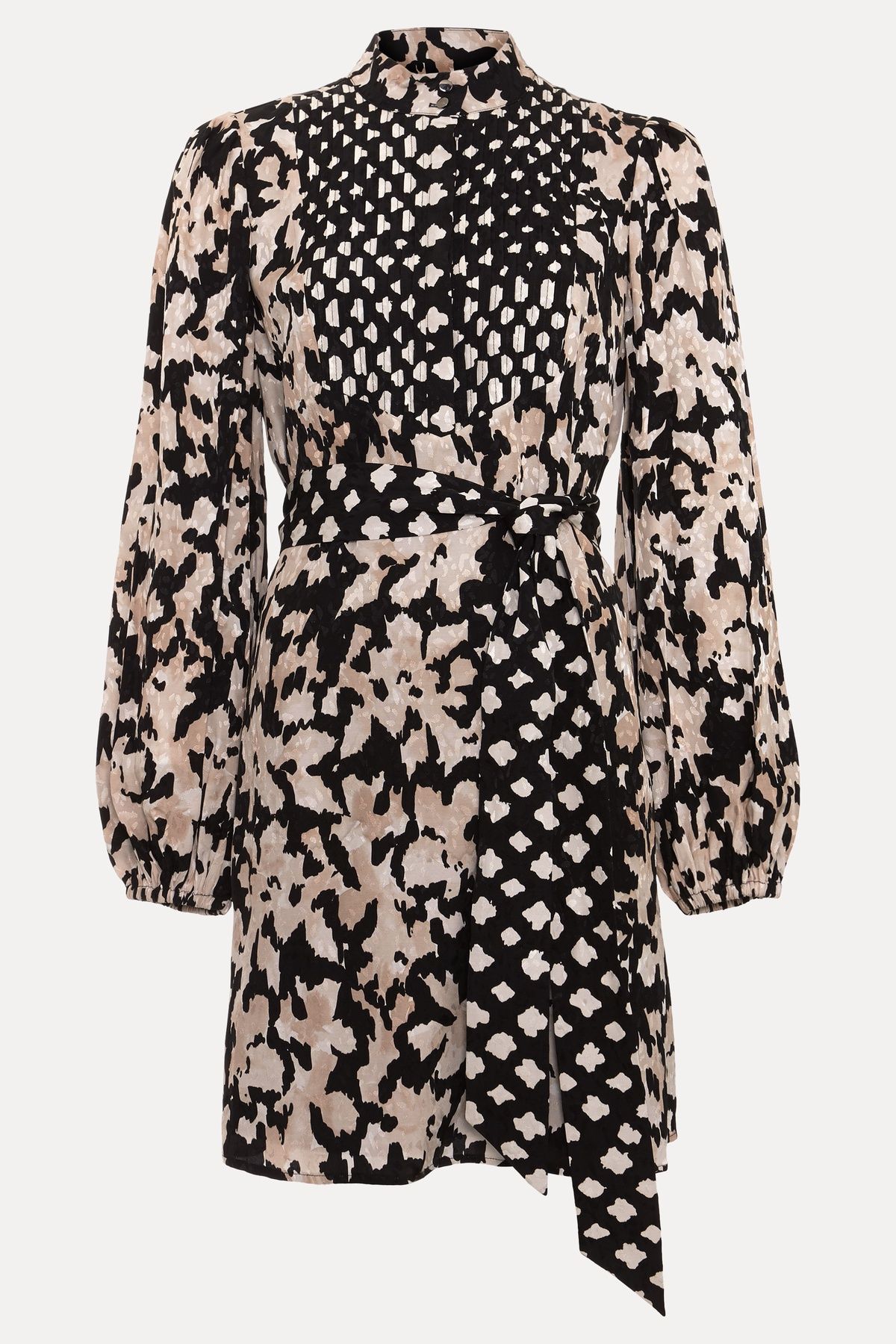 Phase Eight Dolly Mandarin Collar Mini Shirt Dress
