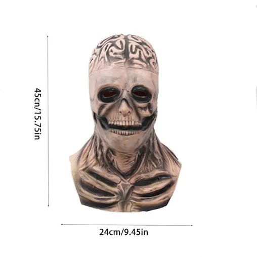 NNETM Grim Reaper's Grin: Halloween Skull Mask