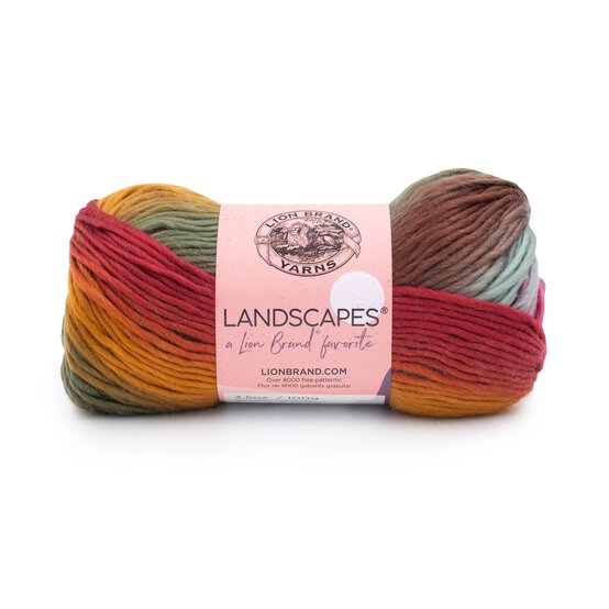 Lion Brand Blue Desert Spring Landscapes Aran 100g