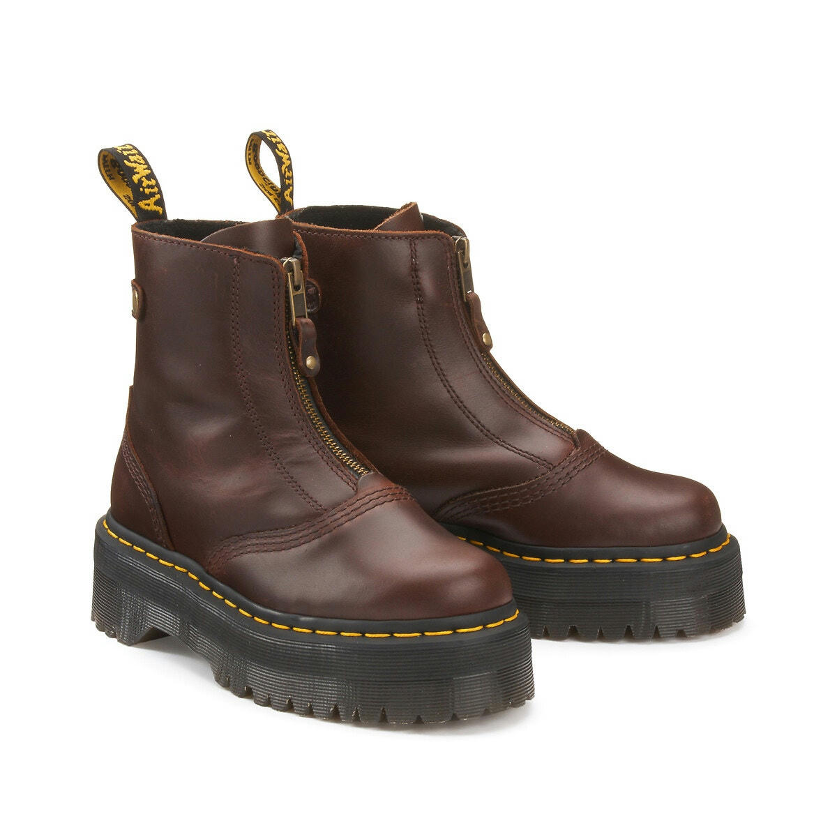 Bottines cuir zippées Jetta Sendal