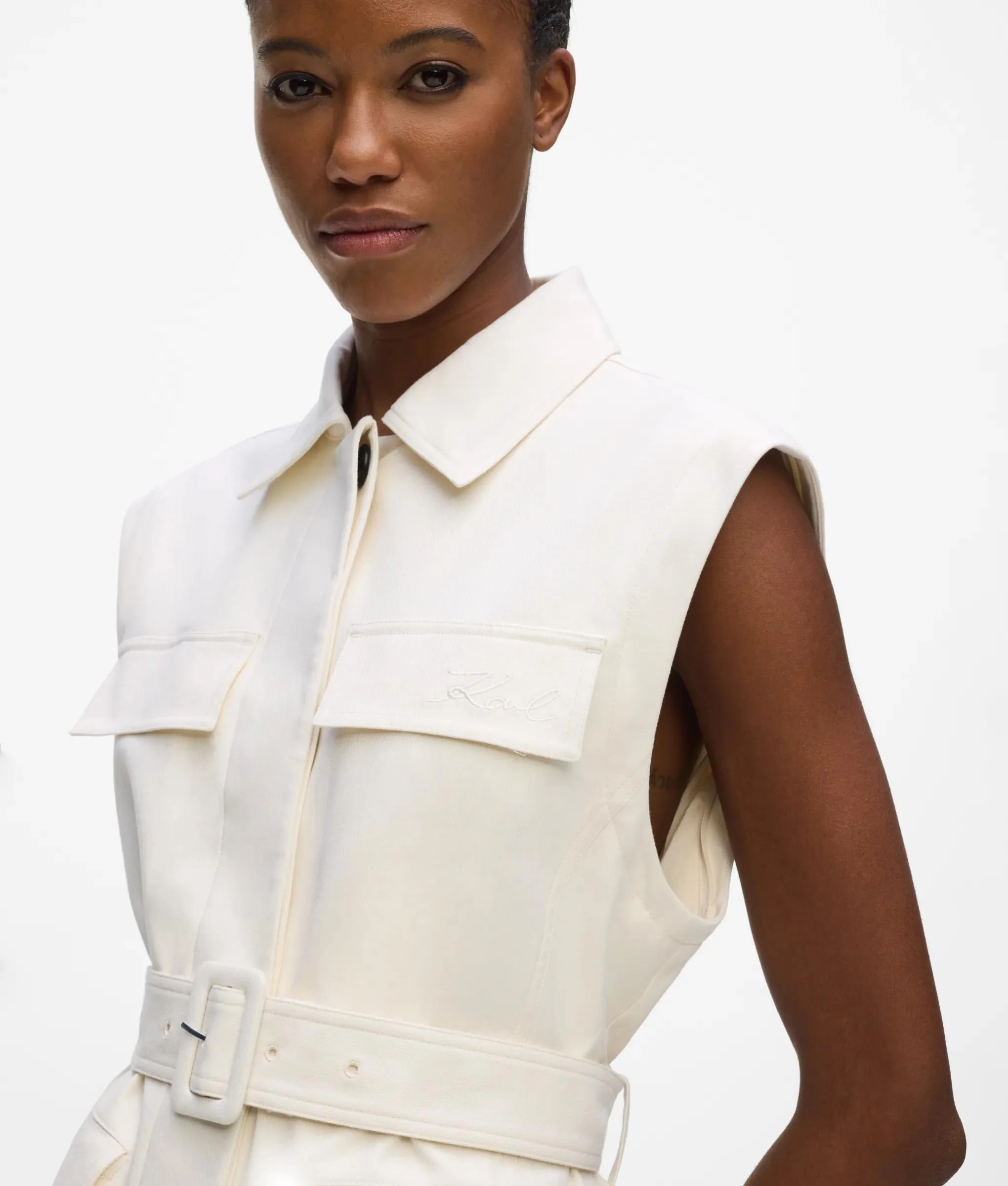 Manteau transformable court