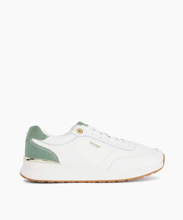 Evalynn White - Lace-Up Runners