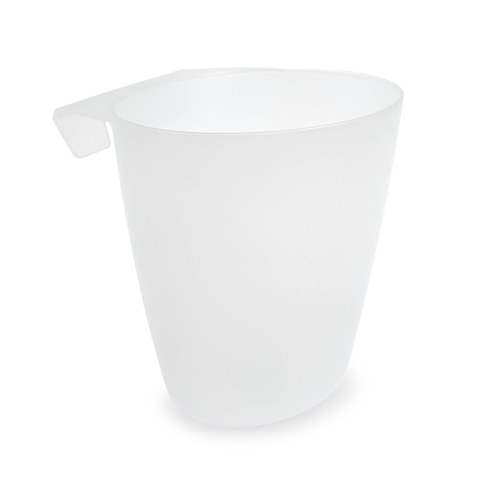 Translucent White Trolley Bin