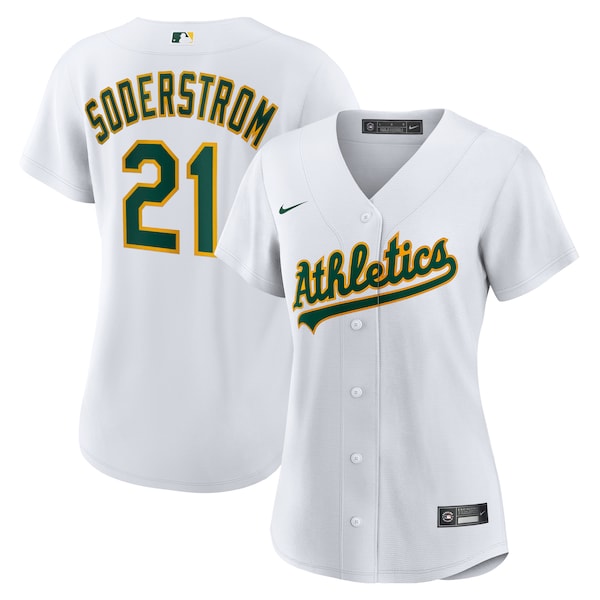 Tyler Soderstrom Athletics Nike Women's Home Replica Jersey - White