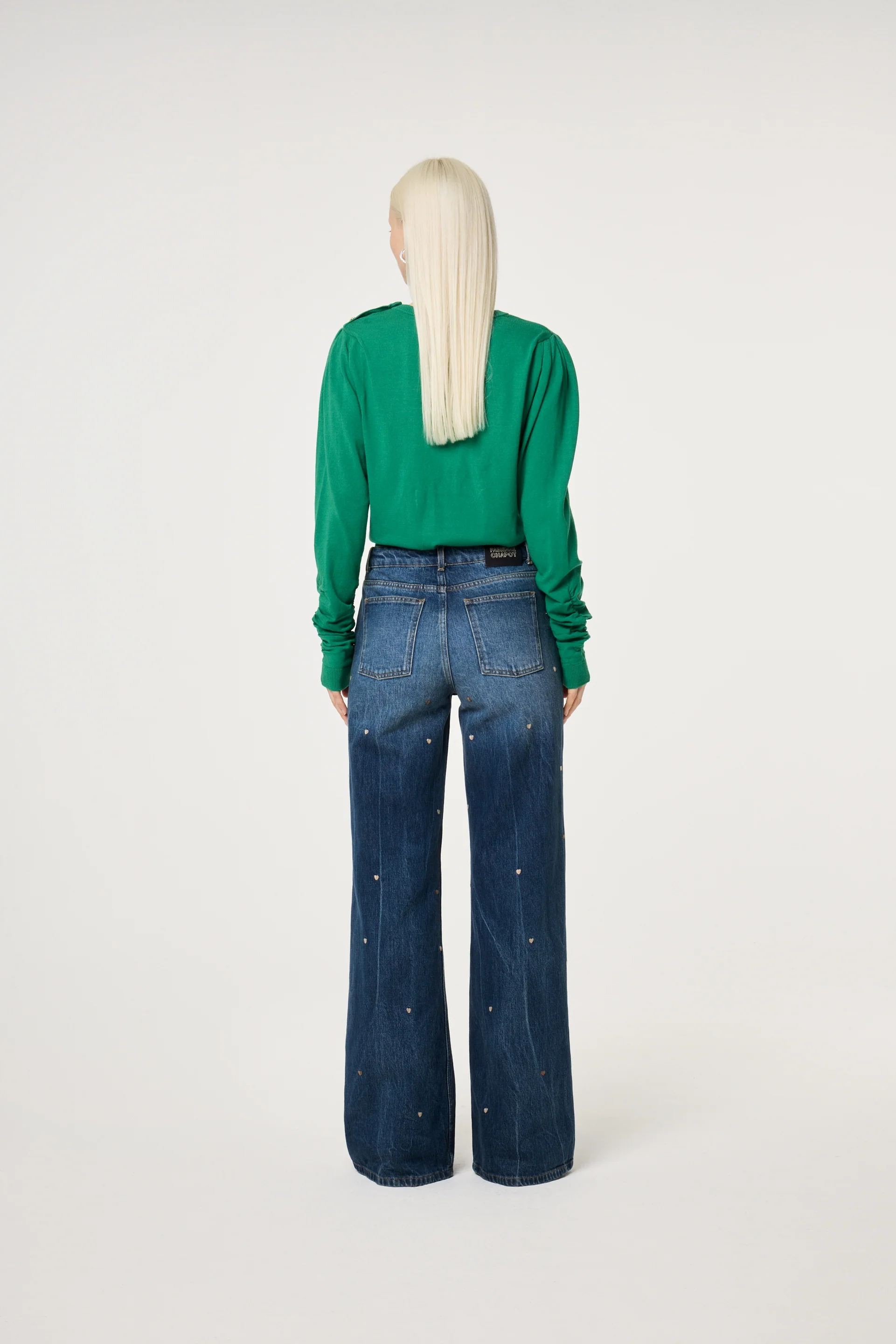 Molly Scrunch Pullover | Evergreen